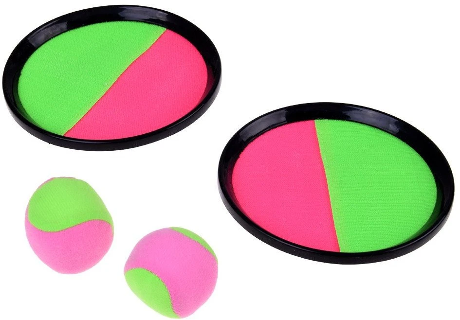 Jokomisiada Game paddles, Velcro discs, Catch Ball, 2 x ball SP0747