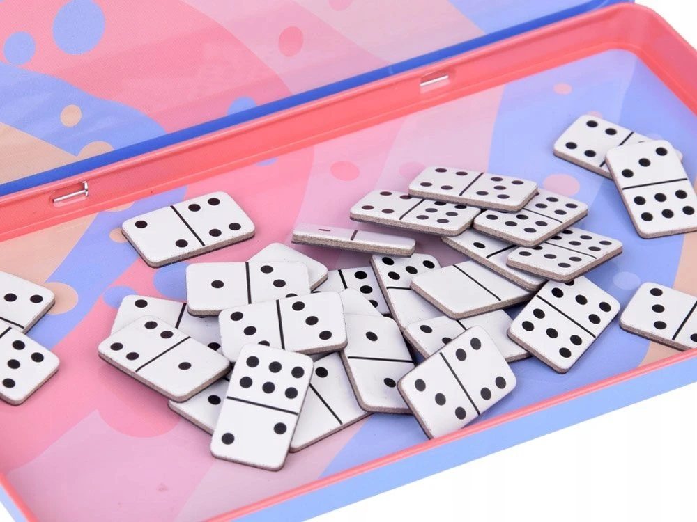 Jokomisiada Domino magnetinis mini kelionių žaidimas vaikams ir suaugusiems GR0675