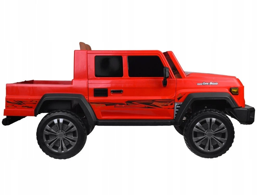Jokomisiada Didelis akumuliatorinis elektrinis automobilis vaikams, 2 asmenų, 4x4 dėžė, PA0329