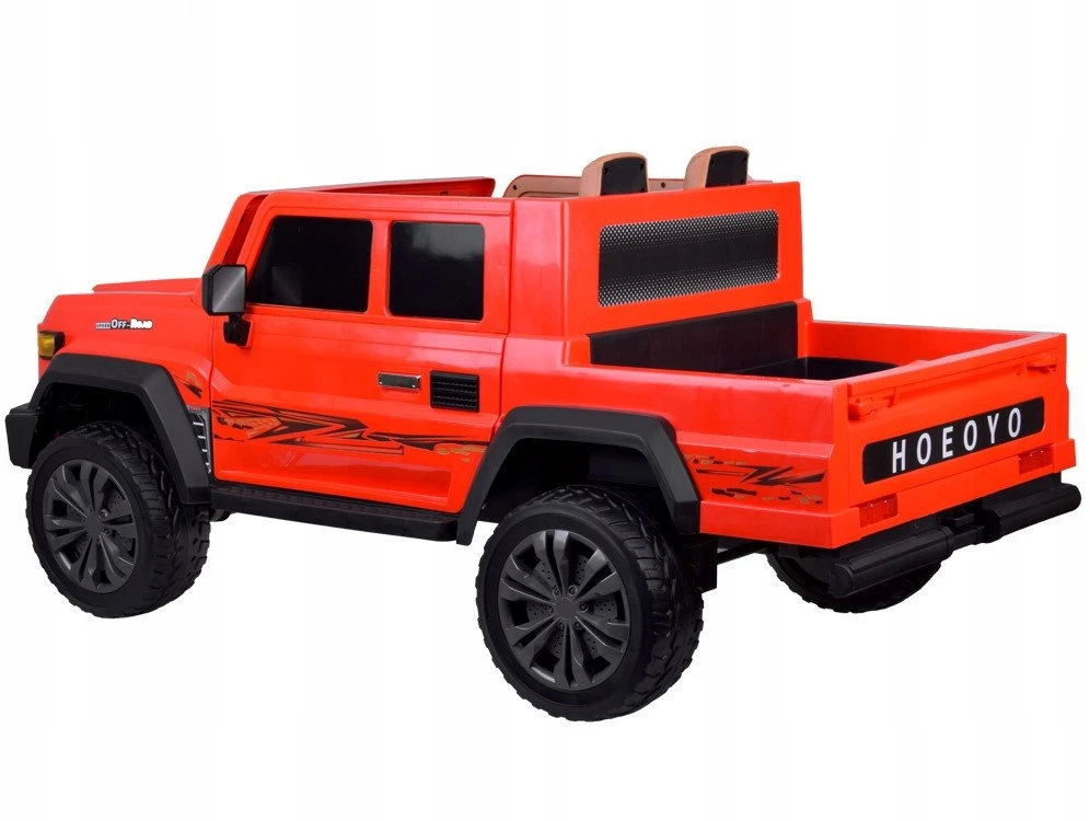 Jokomisiada Didelis akumuliatorinis elektrinis automobilis vaikams, 2 asmenų, 4x4 dėžė, PA0329