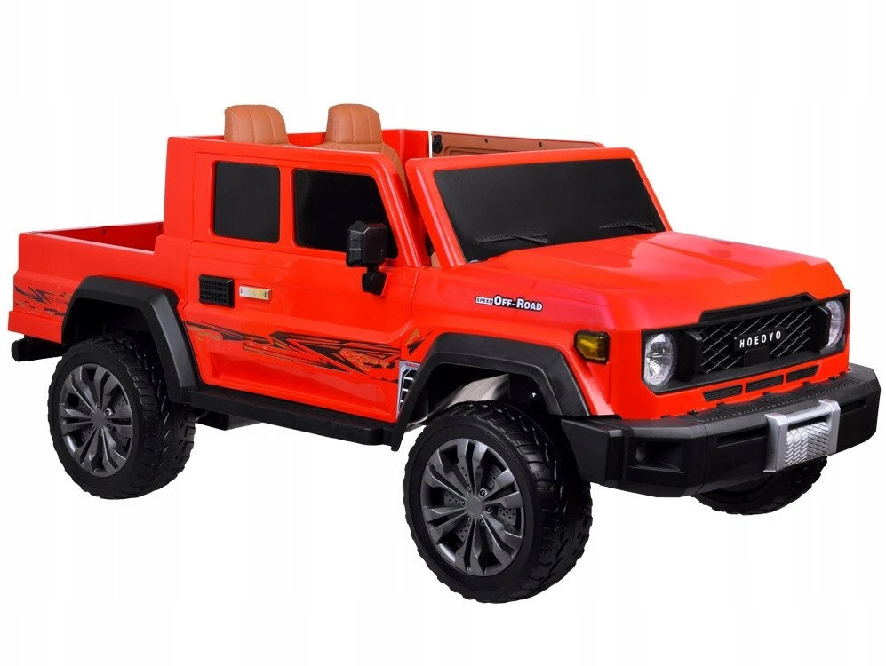 Jokomisiada Didelis akumuliatorinis elektrinis automobilis vaikams, 2 asmenų, 4x4 dėžė, PA0329