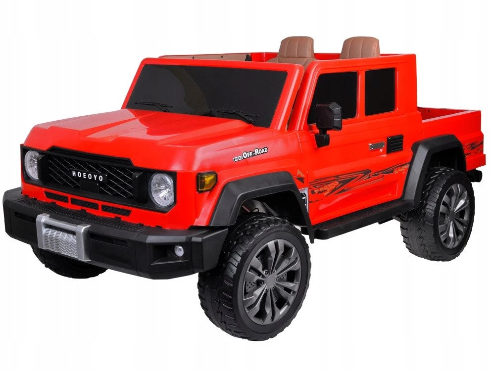 Jokomisiada Didelis akumuliatorinis elektrinis automobilis vaikams, 2 asmenų, 4x4 dėžė, PA0329