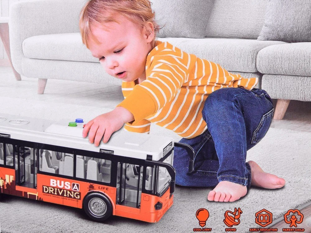 Jokomisiada „Big Bus“ garsų žibintų atidarymo durys 1:16
