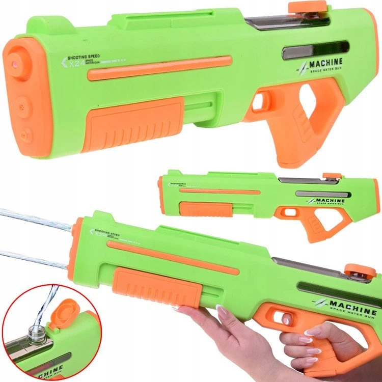 Jokomisiada Electric Vanduo Gun - Dual Purškiklis Heads 10m ZA5569