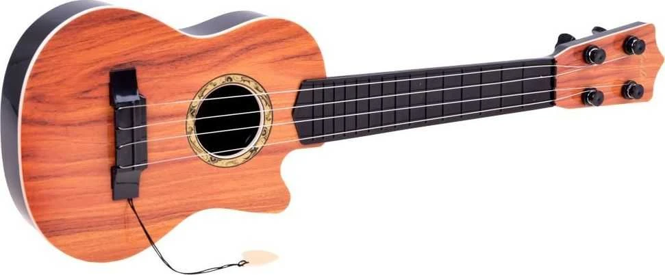 Jokomisiada Maža 4 stygų gitara vaikams, plunksninė IN0120