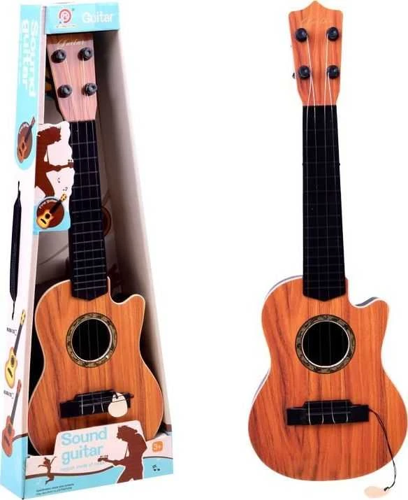 Jokomisiada Maža 4 stygų gitara vaikams, plunksninė IN0120