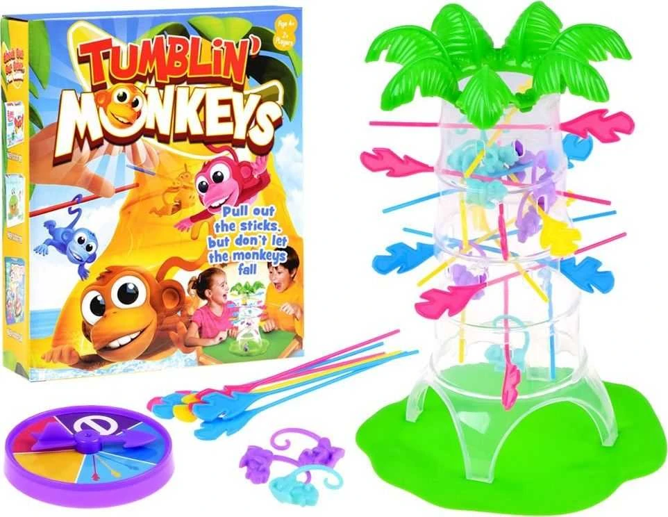 Jokomisiada „Arcade Game Monkey“, krintanti iš „Palm Gr0443“