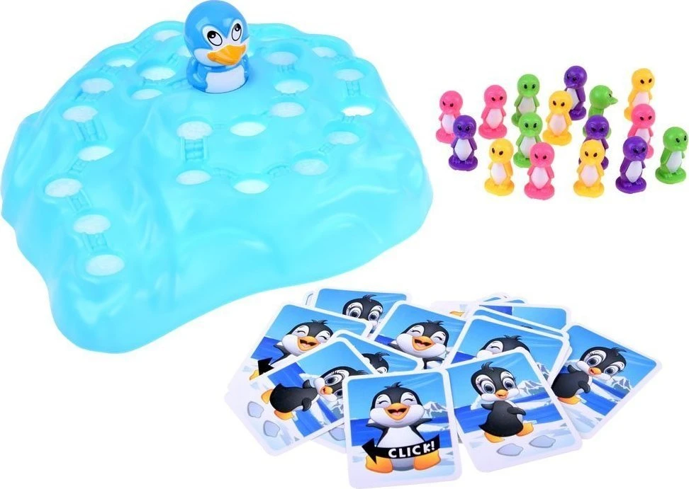 Jokomisiada Penguins ant ledkalnio arkados žaidimo