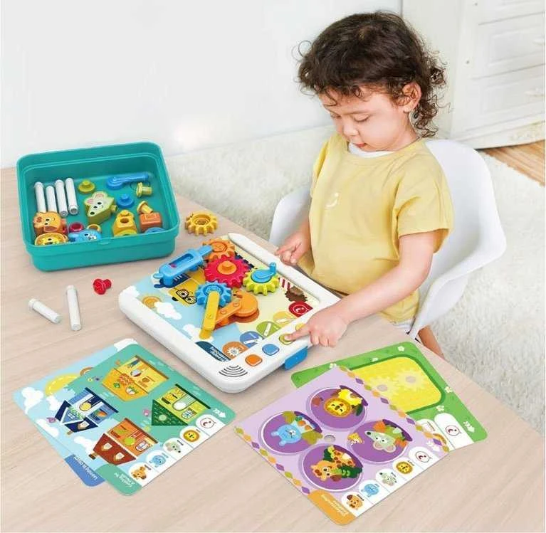 „Hola“ interaktyvios skydelio mokymosi emocijų skaičiai Figūros Montessori