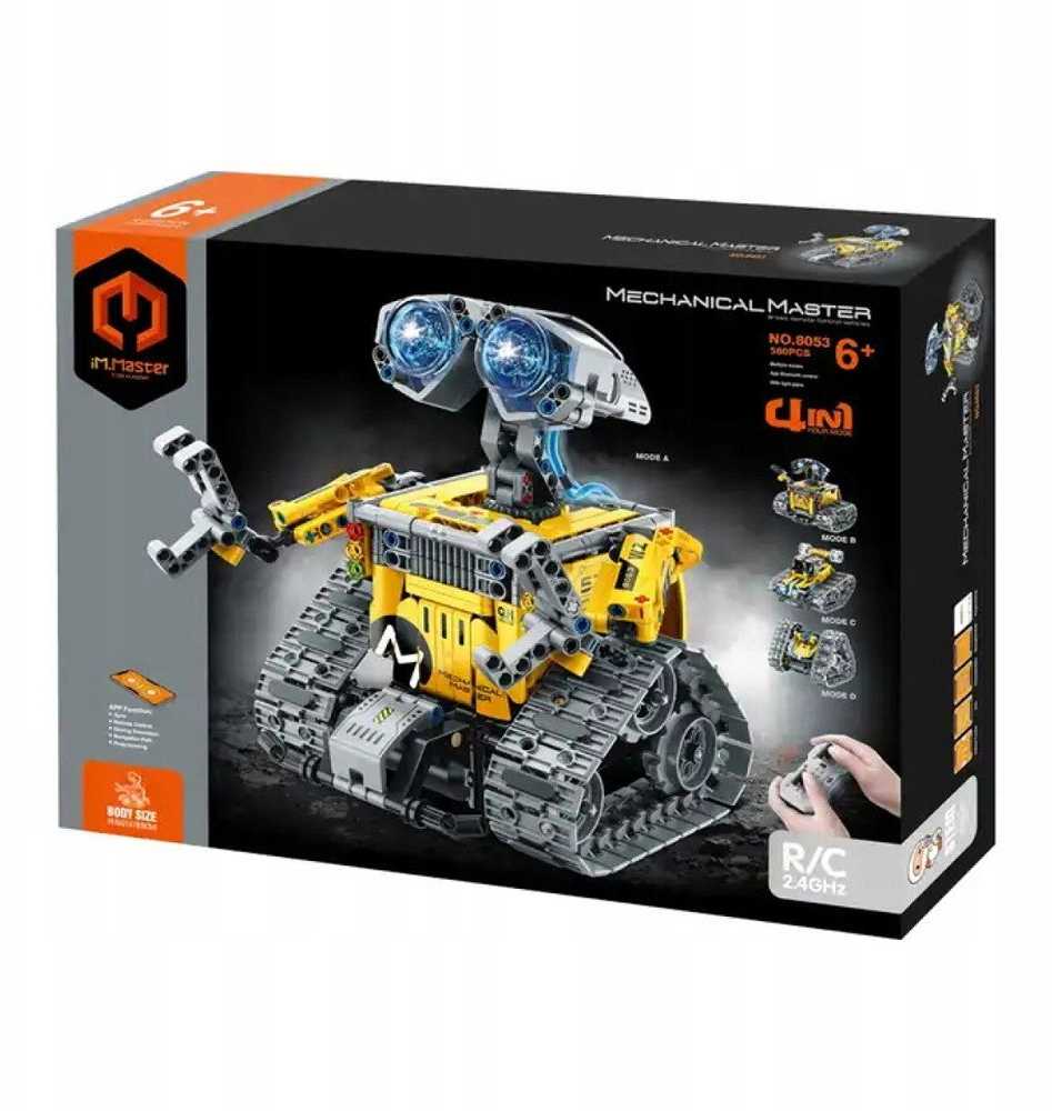 IM MASTER iM.Master RC Robot geltoni 4 viename kaladėlės, 560 detalių