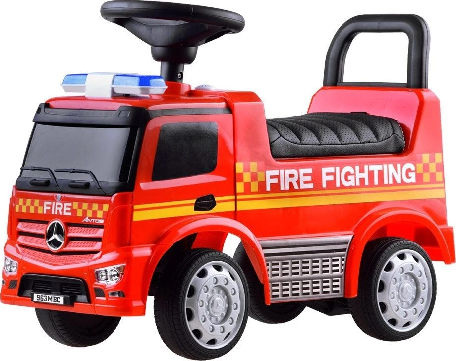 Jokomisiada Mercedes transporto priemonė GAISRINĖ BRIGADA, žaislinis automobilis, stūmikas ZA3689