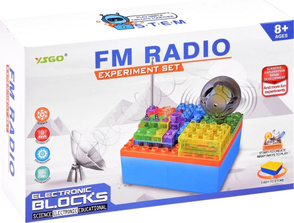 Jokomisiada "Pasidaryk pats" blokų RADIJO mokomasis rinkinys ZA3980