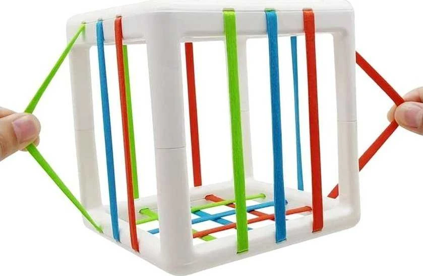 Jokomisiada „Cube Sorter“ žaislas kūdikio trintukui