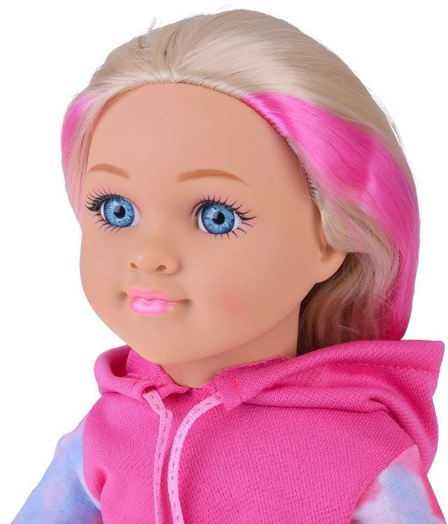Jokomisiada Didelė sportinė lėlė 48 cm sportiniame kostiume + įmontuota melodija ir minkštas kūnas ZA5844