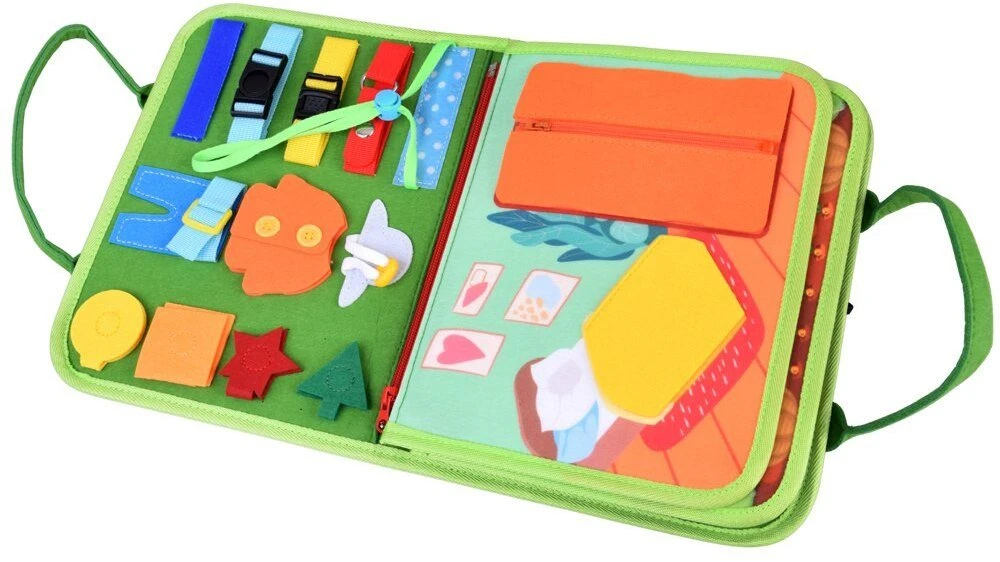 Jokomisiada Montessori clock ZA6022 educational manipulative book