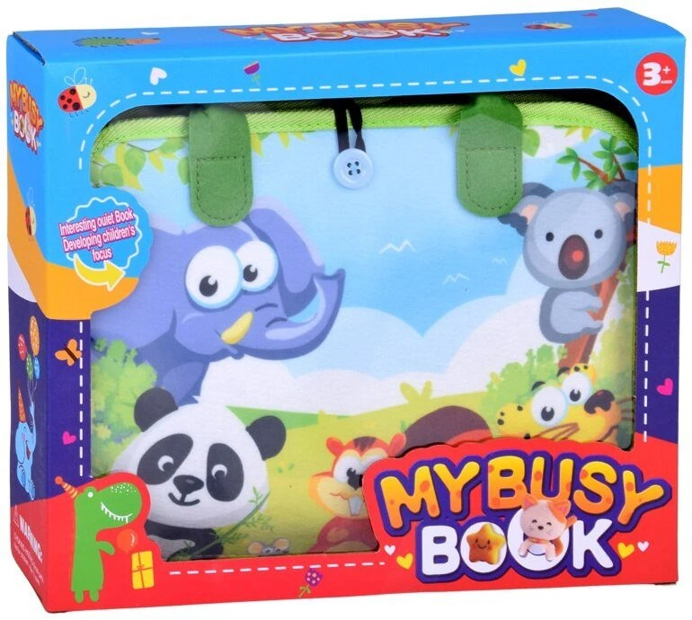 Jokomisiada Montessori clock ZA6022 educational manipulative book