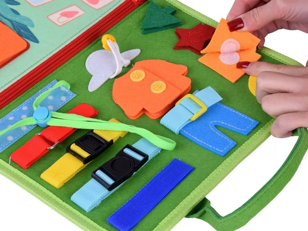Jokomisiada Montessori clock ZA6022 educational manipulative book