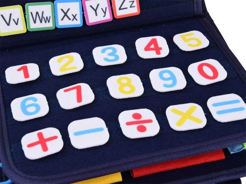Jokomisiada Medžiaga Spalvota Manipuliacinė knyga Sensory vaikams
