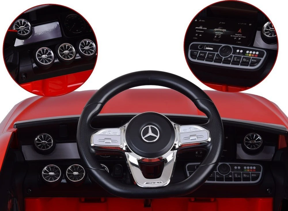 Akumuliatorinis sportinis automobilis vaikams Jokomisiada Mercedes AMG CLA 45s PA0307 | spalva: raudona