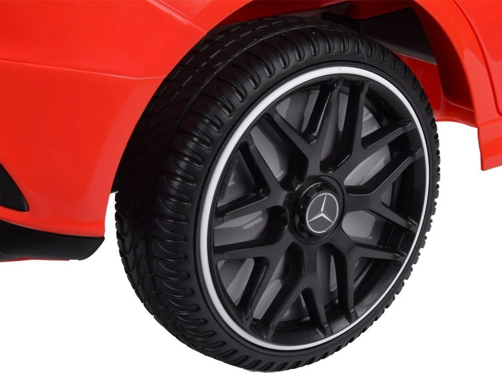 Akumuliatorinis sportinis automobilis vaikams Jokomisiada Mercedes AMG CLA 45s PA0307 | spalva: raudona
