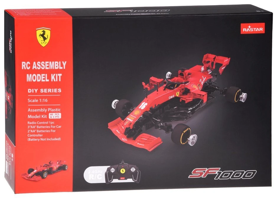 Jokomisiada Rastar Ferrari SF1000 1:16 nuotolinio valdymo modelio rinkinys
