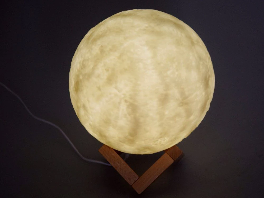 Jokomisiada naktinė lempa Mėnulis Mėnulio šviesa 3D 18 cm ZA3826