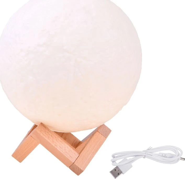 Jokomisiada naktinė lempa Mėnulis Mėnulio šviesa 3D 18 cm ZA3826