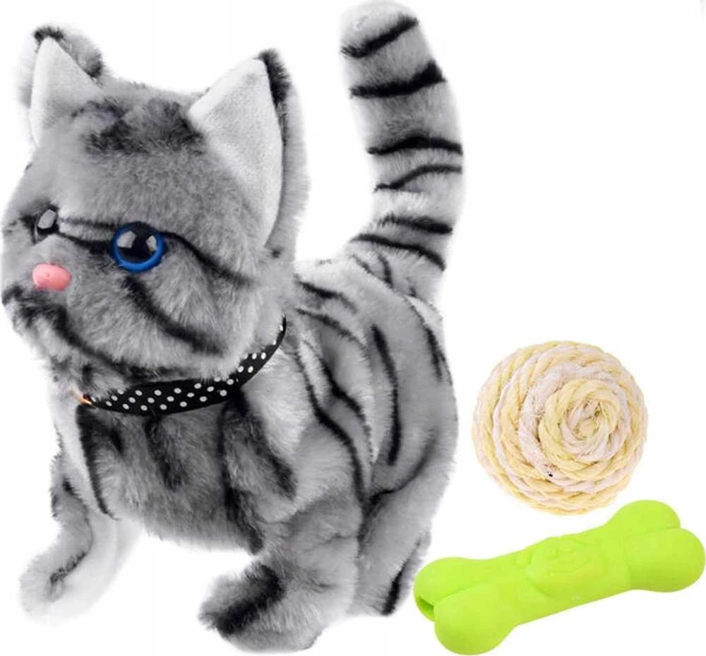 Jokomisiada Pilka miela interaktyvi kačiuko judesiai, pasivaikščiojimai, meows