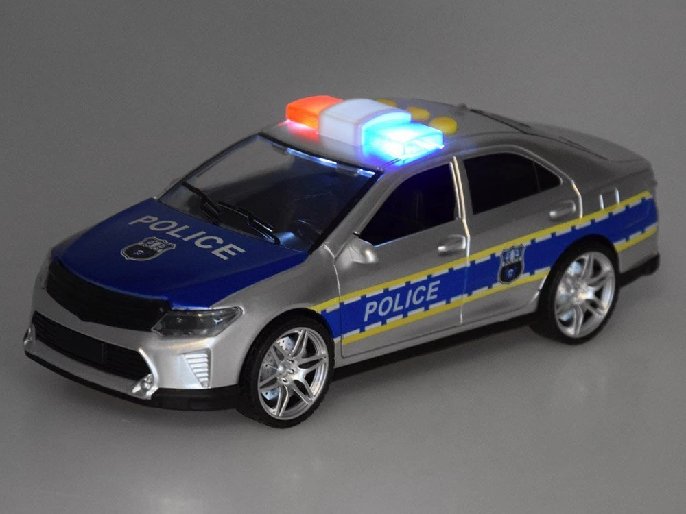 Jokomisiada Policijos automobilis policijos automobilis skleidžia šviesos garsus atidarant duris ZA5221