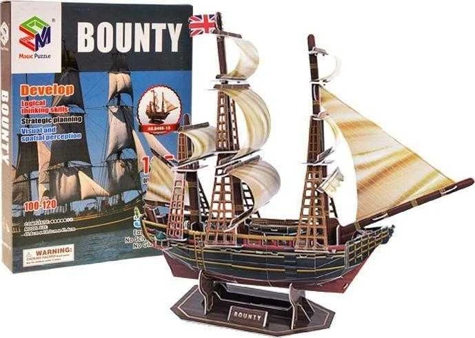 Jokomisiada 3D galvosūkių laivas Bounty jūrų laivas ZA2599