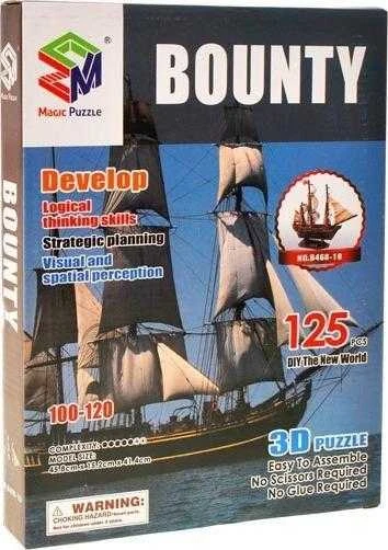 Jokomisiada 3D galvosūkių laivas Bounty jūrų laivas ZA2599