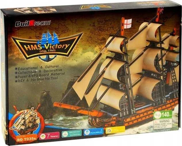 Dėlionė Jokomisiada 3D galvosūkių laivas HMS VICTORY laivas jūra ZA1785