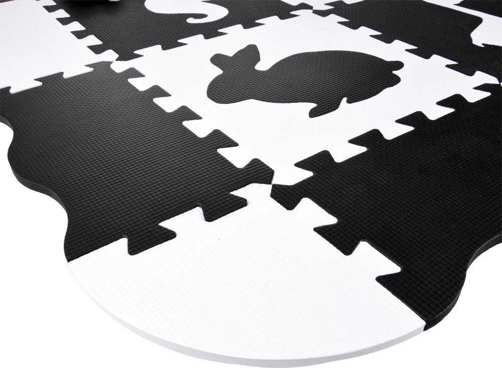 Jokomisiada Dėlionė FOAM Contrast Mat Animals Shapes