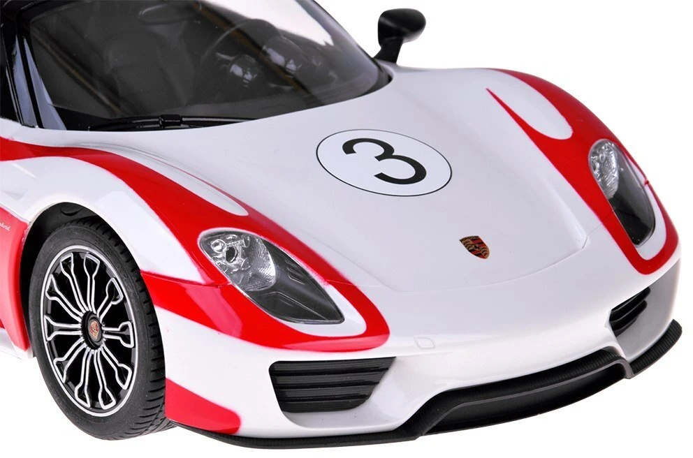 Jokomisiada Rastar nuotolinio valdymo automobilis Porsche 918 Spyder 1:14 nuotolinio valdymo pultas su šviesomis