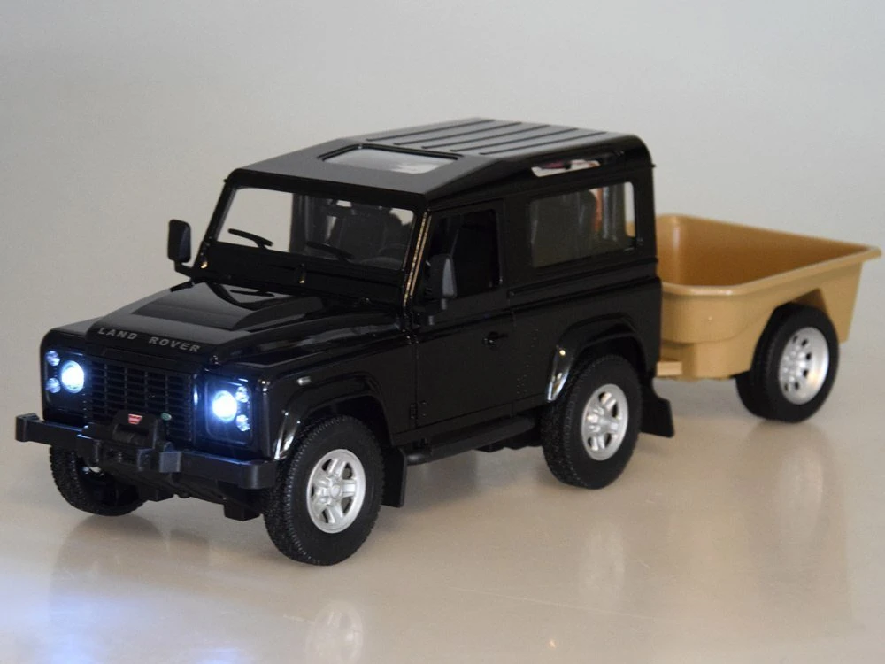 Jokomisiada Rastar nuotolinio valdymo automobilis Land Rover Defender 1:14 nuotolinio valdymo pultas su šviesomis RC0712