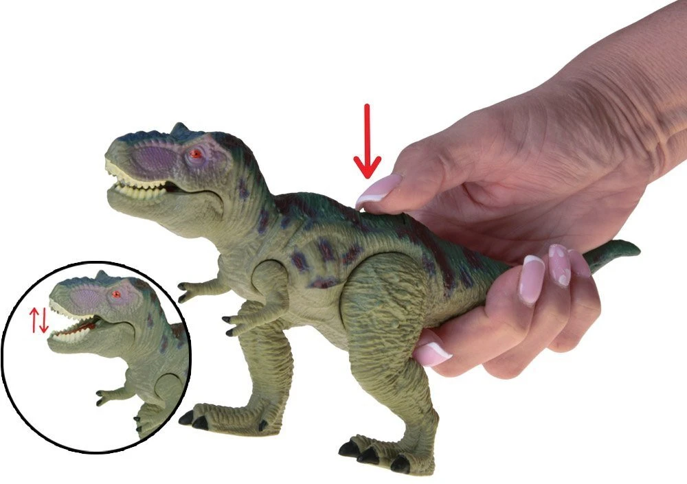 Jokomisiada Didelių dinozaurų figūrėlių rinkinys, 4 dalys, figūrėlės su judančiais elementais ZA5689