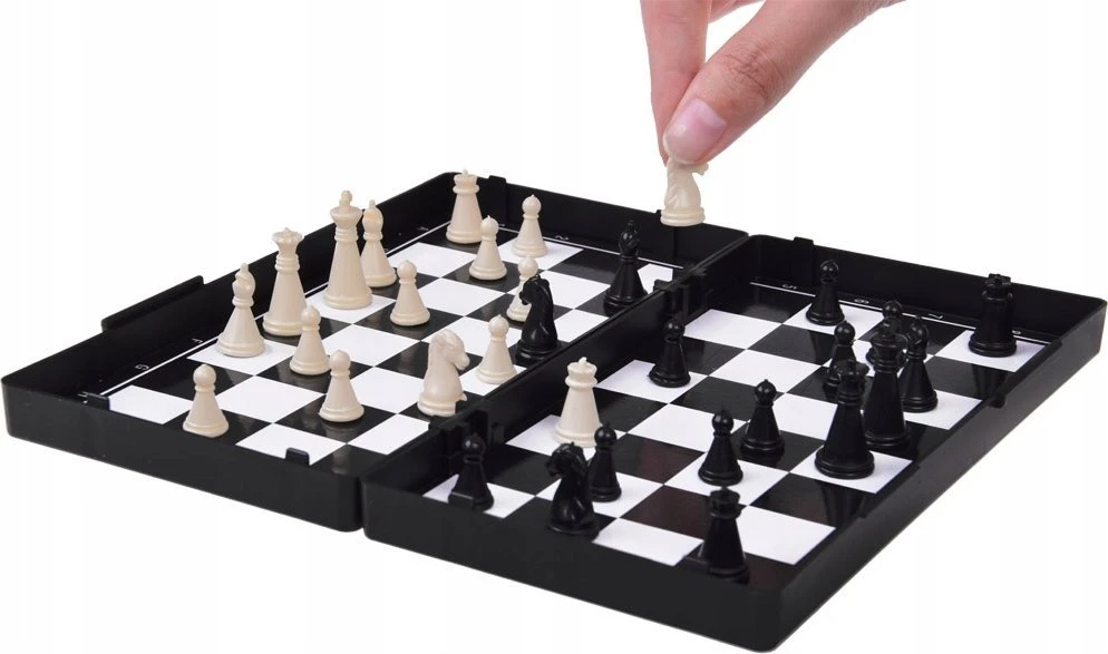 Jokomisiada Žaidimų rinkinys 3in1 šachmatai šaškės Kinų MAGNETINIS strateginis GR0676