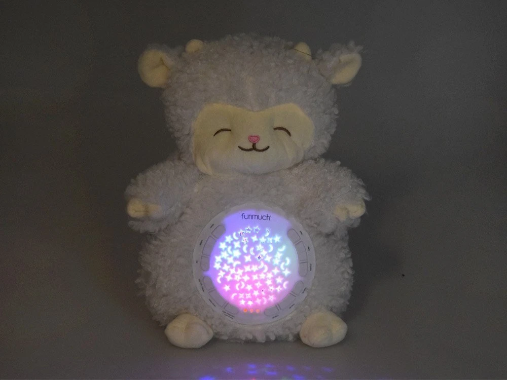 Jokomisiada Soft SHEEP Star Projektorius - 20 skirtingų lopšinių + garsai ZA5750