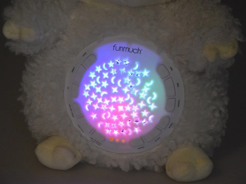 Jokomisiada Soft SHEEP Star Projektorius - 20 skirtingų lopšinių + garsai ZA5750