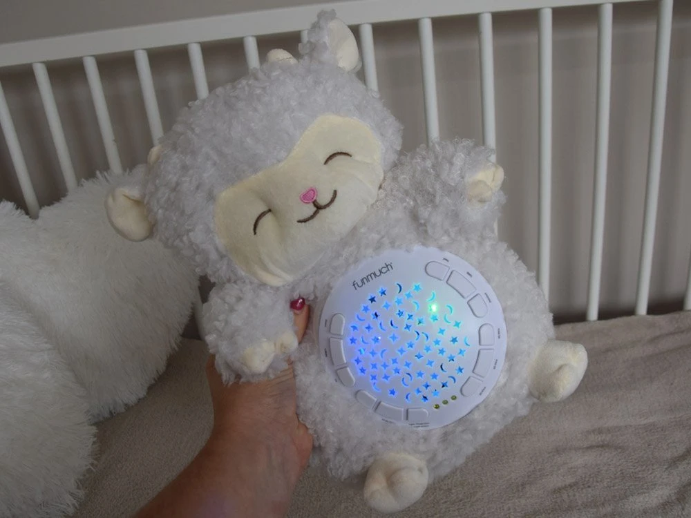 Jokomisiada Soft SHEEP Star Projektorius - 20 skirtingų lopšinių + garsai ZA5750