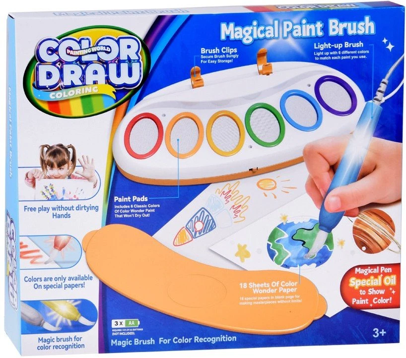 „Jokomisiada Color Draw LED Magic Vanduo“ – šviesų tapybos rinkinys ZA5770