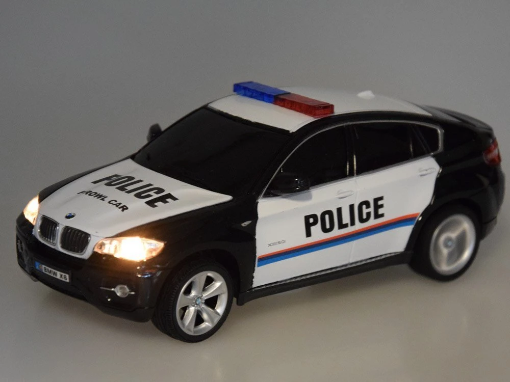 Jokomisiada BMW X6 sportinis policijos automobilis su nuotolinio valdymo pulteliu RC0660 CY