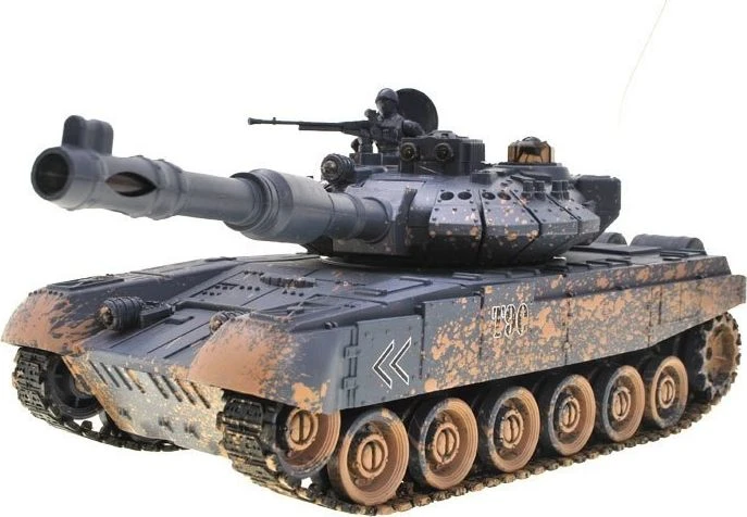 Jokomisiada kontroliuojamas TANK T90 šaudo važiuoja apšviestas RC0373