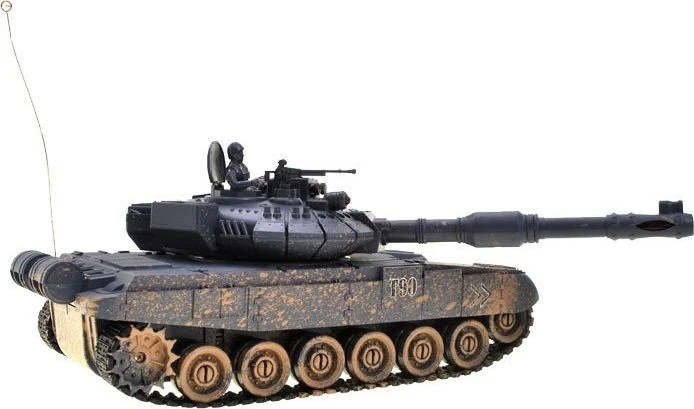 Jokomisiada kontroliuojamas TANK T90 šaudo važiuoja apšviestas RC0373