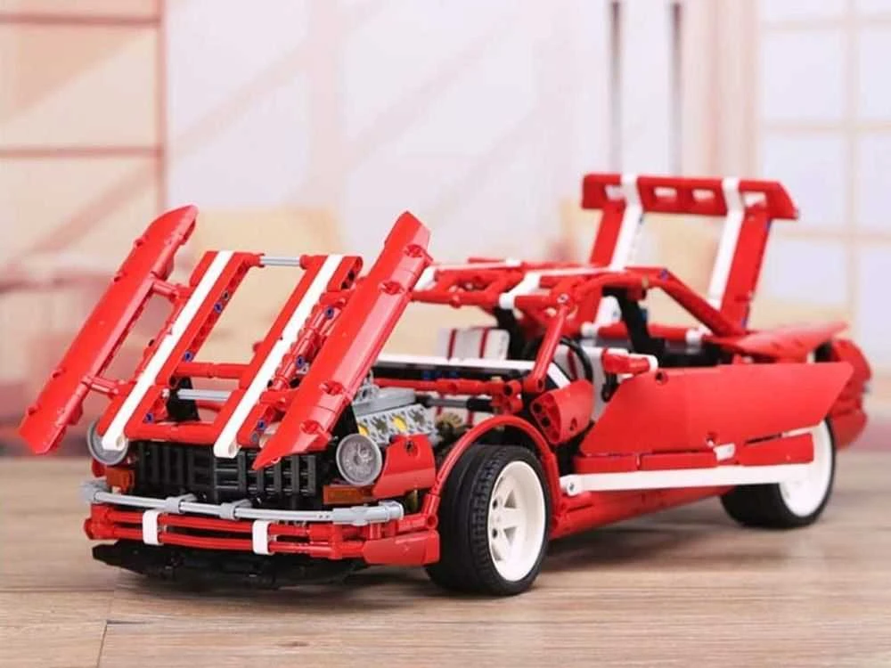 Jokomisiada Techniniai trinkelės lenktynių automobilis 2000 PCS
