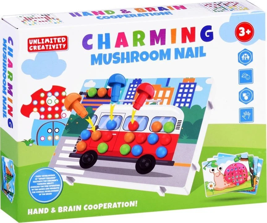 Dėlionė Jokomisiada Puzzle Button educational mosaic ZA4191