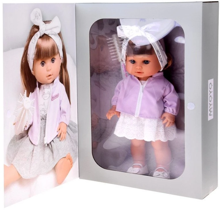 Jokomisiada Žavinga lėlė Jaśminka su ilgais plaukais 38 cm elegantiškame kostiumėlyje ZA5876