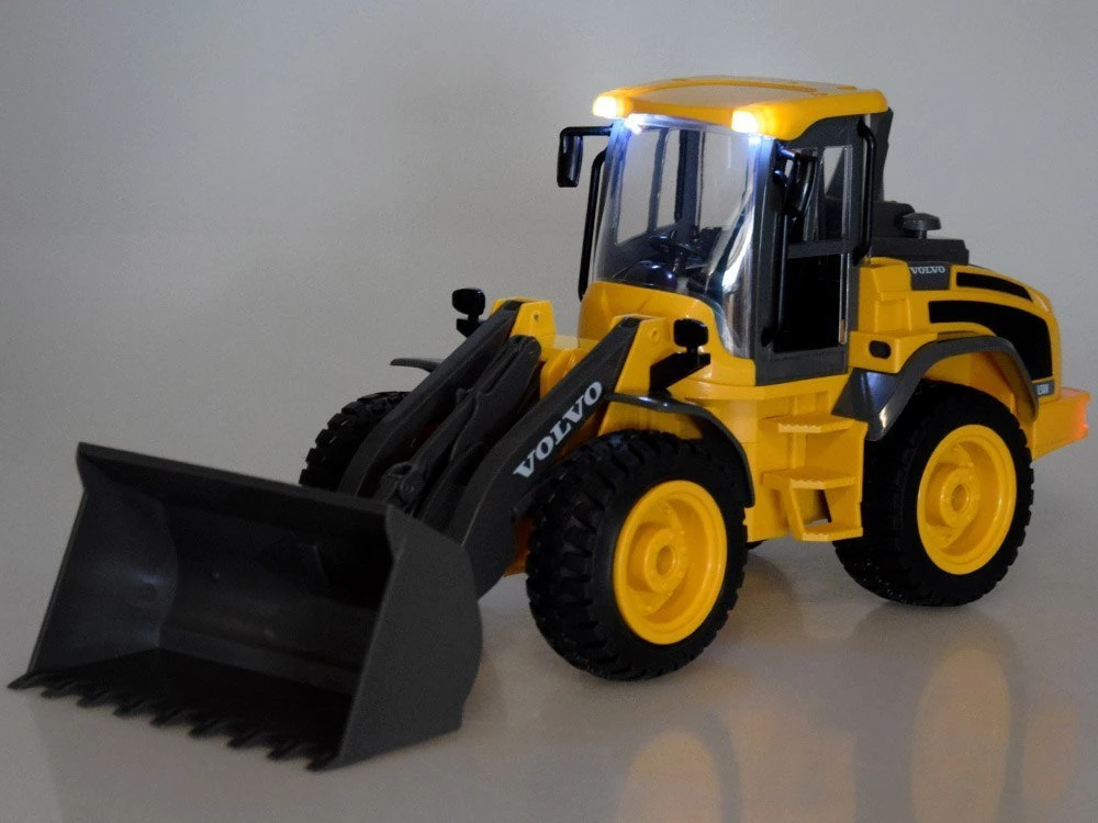 Jokomisiada VOLVO buldozeris 1:16 Nuotoliniu būdu valdomas judantis + šviesa + garsas RC0690