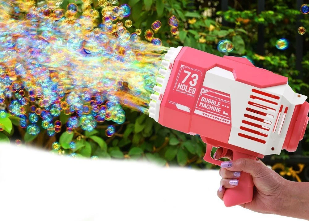 Jokomisiada „Toy Bazooka“ pistoletas, skirtas išleisti muilo burbulus ZA4417