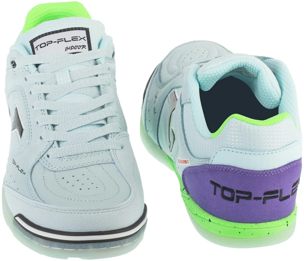 Buty piłkarskie Joma Top Flex 2505 Indoor balta ir-violetinė TOPW2505IN (40,5)